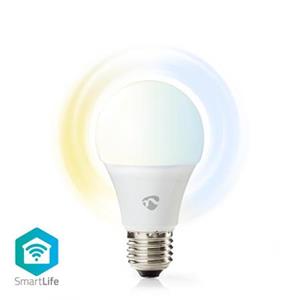 Nedis WIFILW13WTE27 - SmartLife LED žárovka | Wi-Fi | E27 | 800 lm | 9 W | Studená-Teplá Bílá | A+ | Android | A60