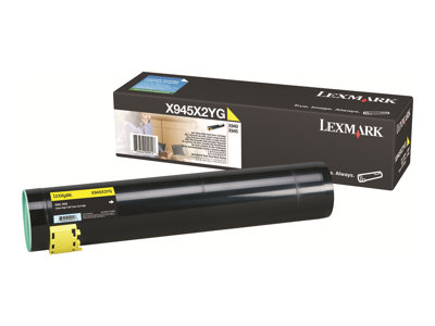 TONER LEXMARK X940e, X945e Yellow High Yield Toner Cartridge 22000 stran