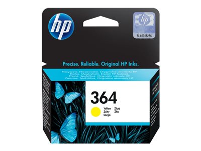 HP 364 Yellow Original Ink Cartridge (300 pages) blister