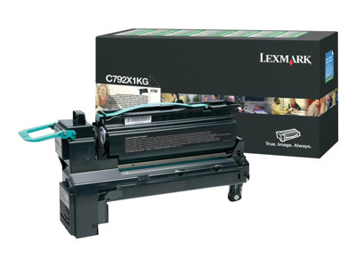LEXMARK toner C792 Black Extra High Yield Return Program Print Cartridge (20K)