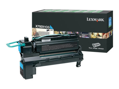 LEXMARK toner X792 Cyan Extra High Yield Return Programme Print Cartridge (20K)