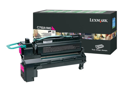 LEXMARK C792, X792 Magenta Return Program Print Cartridge (6K)