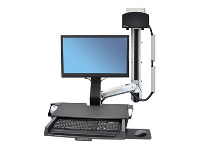 Ergotron StyleView Sit-Stand Combo System with Worksurface