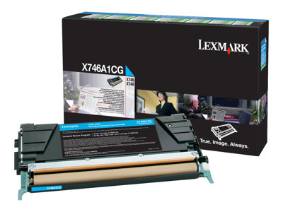 LEXMARK toner X746, X748 Cyan Return Program Toner Cartridge