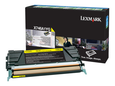 LEXMARK toner X746, X748 Yellow Return Program Toner Cartridge