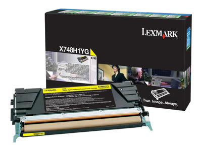 LEXMARK toner X748 Yellow High Yield Return Program Toner Cartridge