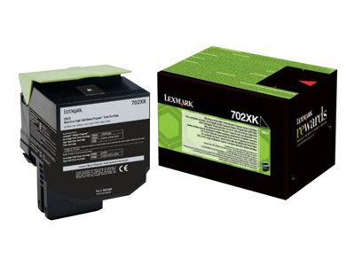 LEXMARK 702XK Black Extra High Yield Return Program Toner Cartridge