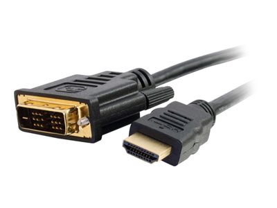 C2G 0.5m (1.6ft) HDMI to DVI Cable