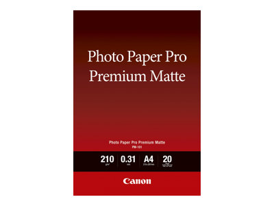 Canon PM-101, A4 fotopapír matný, 20 ks, 210g/m