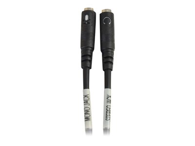 C2G 4-pin 3.5mm Male to Dual 3.5mm Female Adapter
