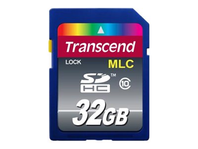 Transcend 32GB SDHC (Class 10) MLC průmyslová paměťová karta (bez adaptéru], 20MB/s R, 16MB/s W