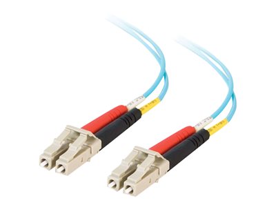 C2G LC-LC 10Gb 50/125 OM3 Duplex Multimode PVC Fiber Optic Cable (LSZH)