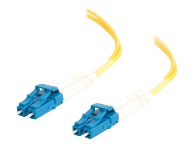 C2G LC-LC 9/125 OS1 Duplex Singlemode PVC Fiber Optic Cable (LSZH)