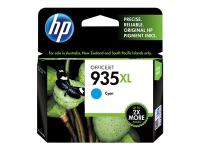 HP 935XL Cyan Ink Cartridge, C2P24AE (825 pages)