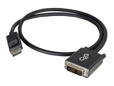 C2G 1m DisplayPort to Single Link DVI-D Adapter Cable M/M