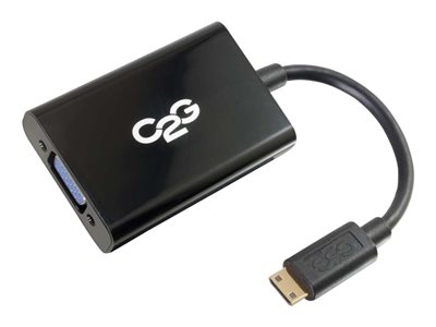 C2G HDMI Mini to VGA and Audio Adapter Converter Dongle