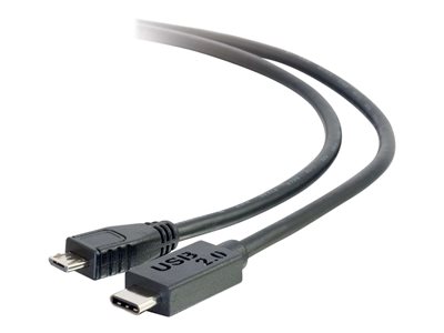 C2G 2m USB 2.0 USB Type C to USB Micro B Cable M/M