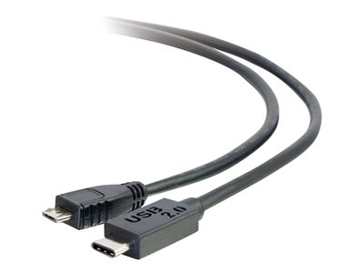 C2G 2m USB 3.1 Gen 1 USB Type C to USB Micro B Cable