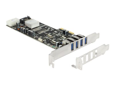 Delock PCI Express Card &gt; 4 x external USB 3.0 Quad Channel