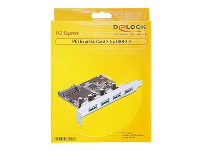 Delock PCI Express Card &gt; 4 x USB 3.0