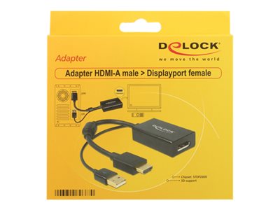 Delock Adapter HDMI-A male &gt; Displayport