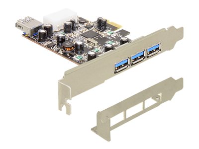 Delock PCI Express Card &gt; 3 x extern + 1 x intern USB 3.0