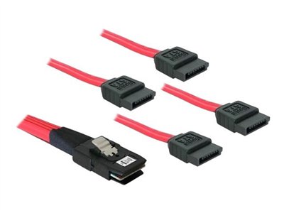 Delock Cable mini SAS SFF-8087 &gt; 4 x SAT