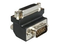Delock Adapter DVI 24+5 female / VGA 15 pin male 90°angled