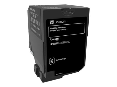 LEXMARK toner CS720, CS725 Black High Yield Return Programme Toner Cartridge