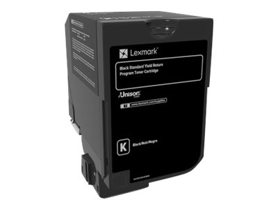 LEXMARK toner CS720, CS725, CX725 Black Standard Yield Return Programme Toner Cartridge