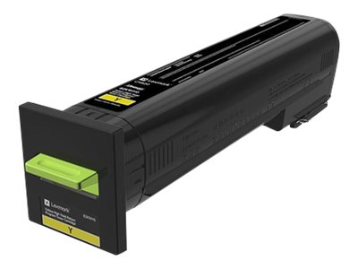LEXMARK CX82x, CX860 Yellow High Yield Return Programme Toner Cartridge