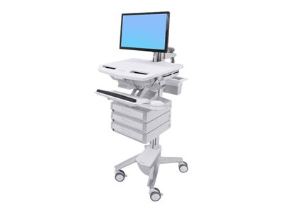 Ergotron StyleView Cart with LCD Arm, 3 Drawers