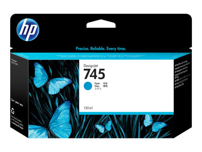 HP 745 130-ml Cyan Ink Cartridge