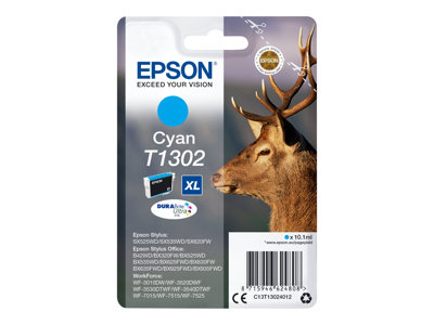 Epson Singlepack Cyan T1302 DURABrite Ultra Ink