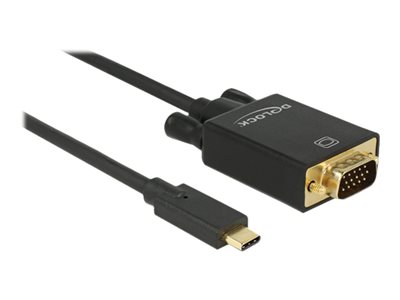 Cable USB Type-C male &gt; VGA male DP Alt