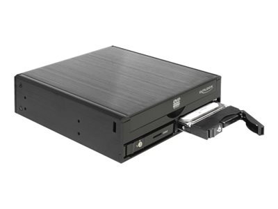 Delock 5.25" Mobile Rack for 1 x 5.25" Slim Drive + 2 x 2.5" SATA HDD / SSD