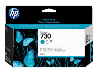 HP 730 130-ml Cyan Ink Cartridge  