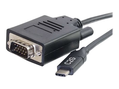 C2G 0.9m (3ft) USB C to VGA Adapter Cable
