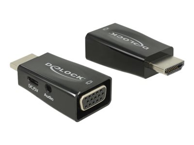 Delock Adapter HDMI-A male &gt; VGA female with Audio