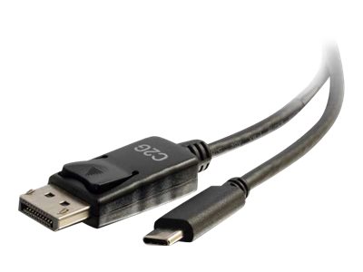 C2G 2.7m (9ft) USB C to DisplayPort Adapter Cable Black