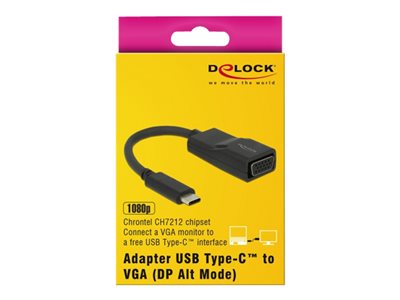 Delock Adapter USB Type-C male &gt; VGA female
