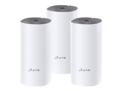 TP-Link AC1200 Whole-home Mesh WiFi System Deco E4(3-pack), 2x10/100 RJ45