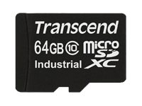 Transcend 64GB microSDXC (Class 10) MLC průmyslová paměťová karta (bez adaptéru), 20MB/s R, 18MB/s W