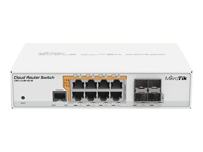 MikroTik CRS112-8P-4S-IN  Cloud Router Switch