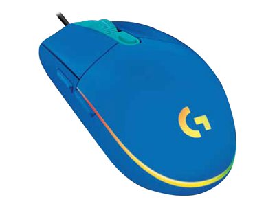 Logitech G102 Lightsync/Herní/Optická/8 000 DPI/Drátová USB/Modrá