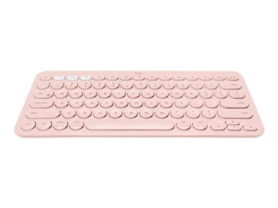 Logitech K380 Multi-Device Bluetooth Keyboard pro WIN - Anglická - Americká - Růžová