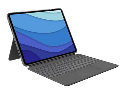 Logitech Combo Touch - Švýcarská - QWERTZ - Oxfordská šedá