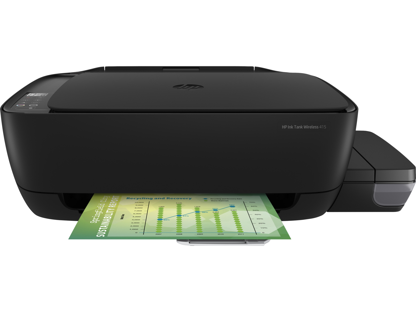 HP All-in-One Ink Tank Wireless 415 (A4/ 8/4 ppm/ USB/ Wi-Fi/ Print/ Scan/ Copy)